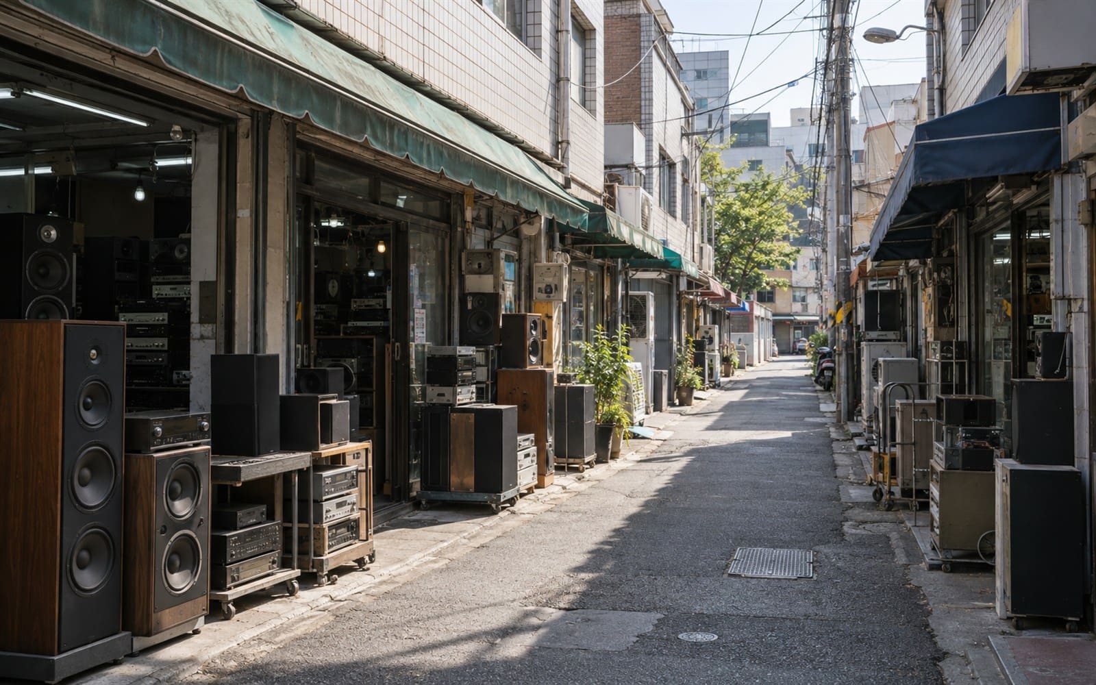 오후 두 시의 골목