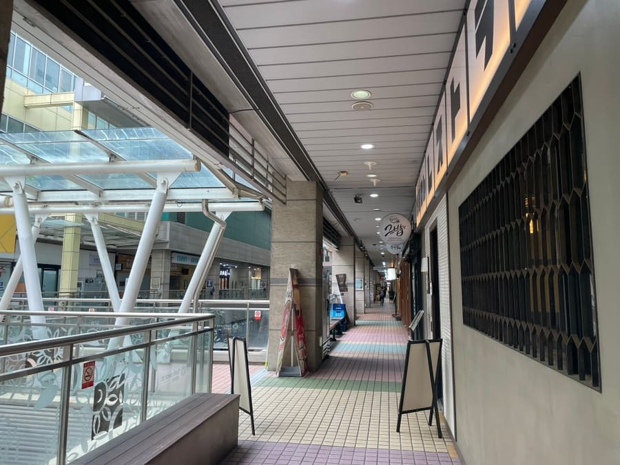 hyn630305는 웨이팅 19번으로 오래 기다려 자리를 안내받았고, 한때 사람이 정말 많았다던 웨스턴돔이 빈 상가가 많아 휑해 보인다고 적었습니다.