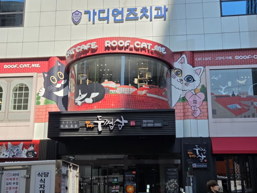 명동역 8번, 9번 출구에서 가까운 션샤인빌딩 2층이라고 적은 pcmm1 은 명동 나들이 중에 평범한 카페 말고 재미있는 곳을 찾다가 이 집을 알게 되었다고 했습니다.