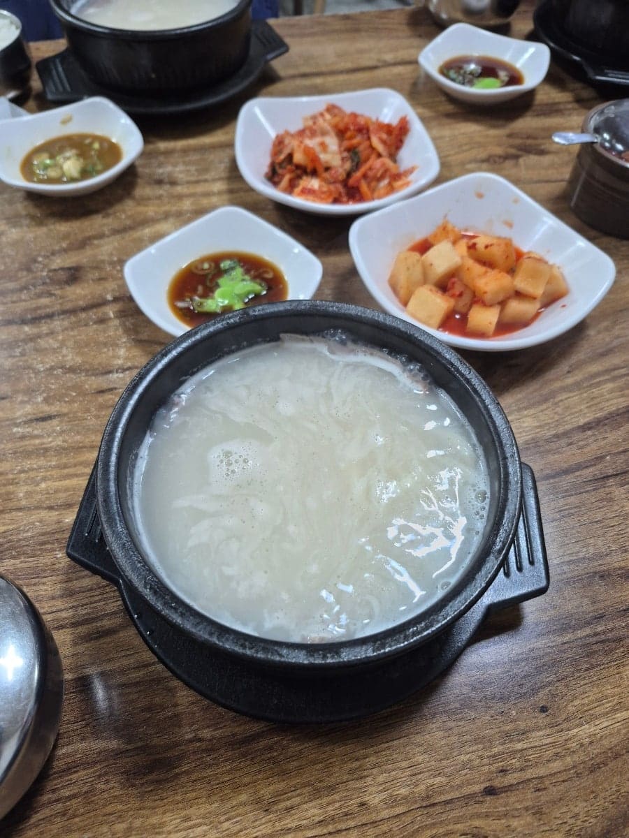 definitice는 이날 기다리지 않고 바로 들어갔지만 먹다 보니 자리가 금방 다 찼다고 적었고, 뚝배기에 하나씩 나오는 뽀얀 설렁탕에 대파를 넣고 후추를 듬뿍 친다고 했습니다.